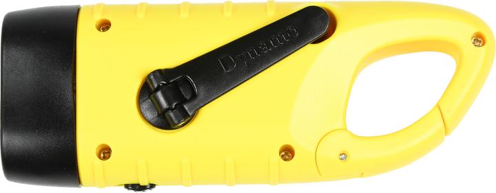 Actual product image ProPlus Flashlight with carbin hook solar + dynamo (12.40 cm, 12 lm)