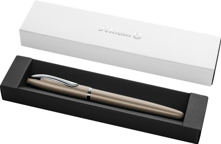 Actual product image Pelikan Fountain pen (cartridge filling system) fountain pen Jazz® Noble Elegance P36, 1 ST in gift (gray beige, Taupe, 1x)