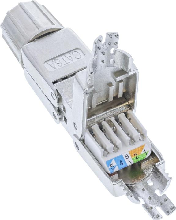 Produktbild InLine ® Kabelverbinder Cat.6A, mit LSA-Technik, geschirmt