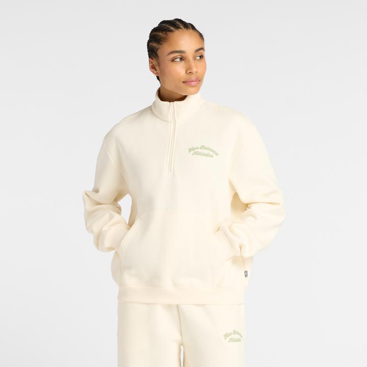 Produktbild New Balance W Linear Heritage Fleece Half Zip (L)