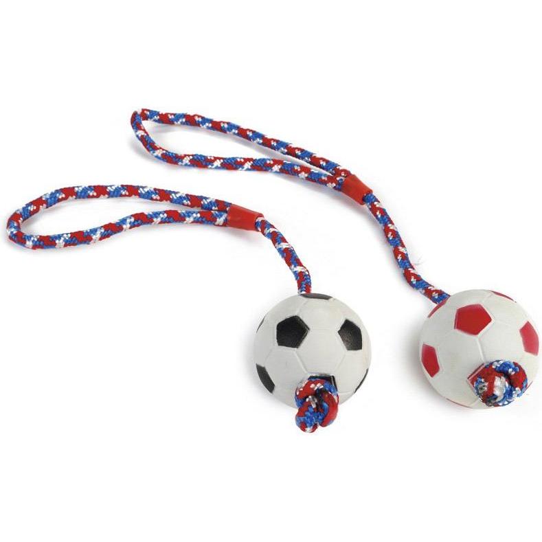 Beeztees Bz Softgummiball 6cm Am Seil 3, Hundespielzeug