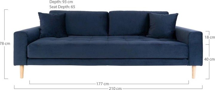 Actual product image House Nordic lido (3-seater)
