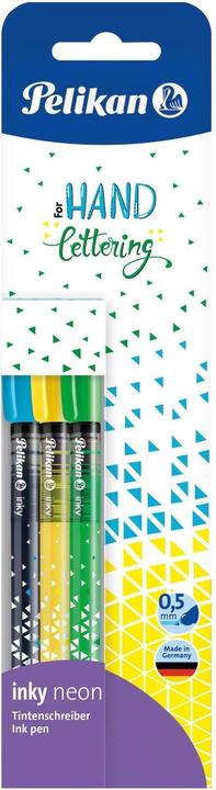 Produktbild Pelikan Tintenschreiber inky 0.5mm 817097 3 Stück (assortiert) (Assortiert, 3 x)