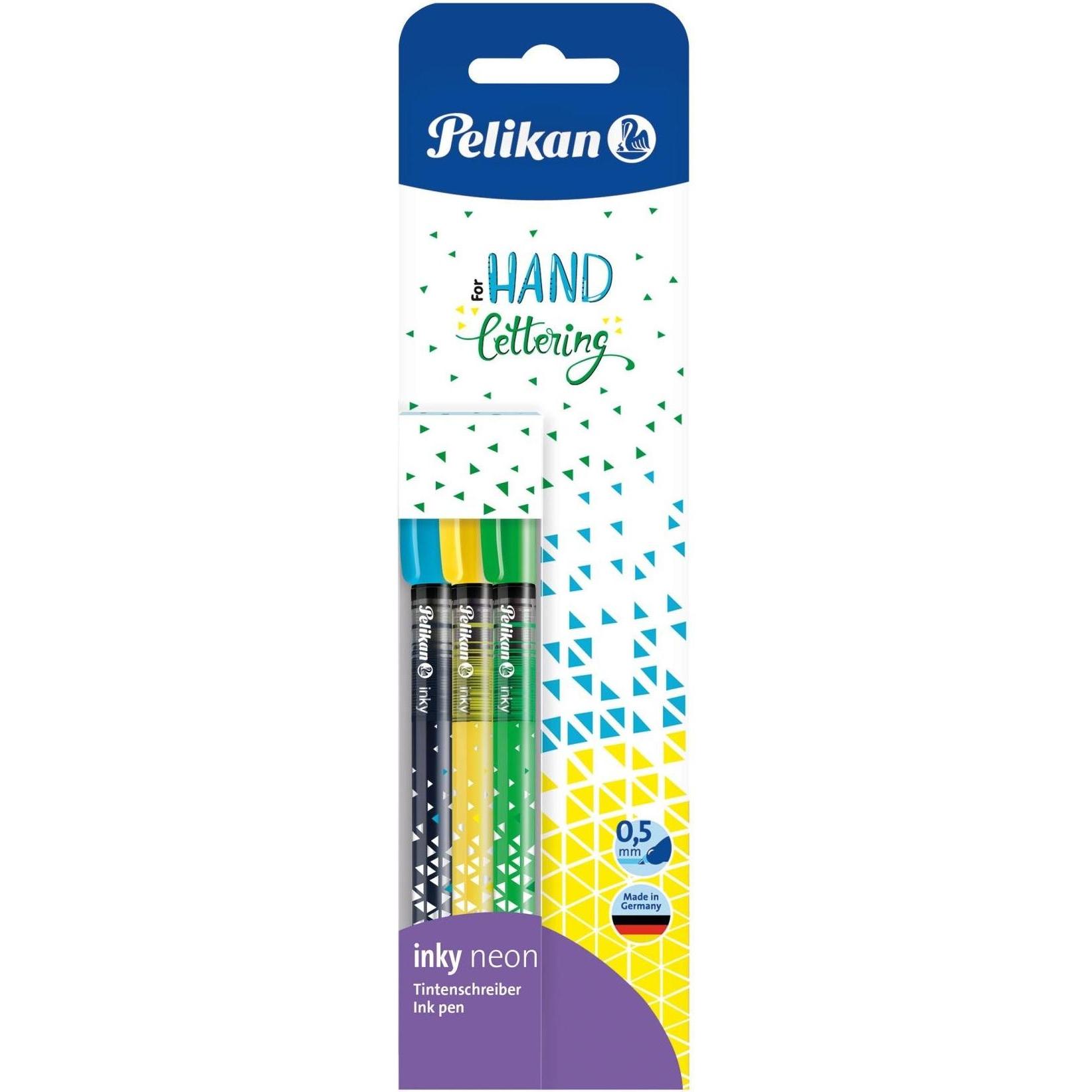 Pelikan, Schreibstifte, Tintenschreiber inky 0.5mm 817097 3 Stück (assortiert) (Assortiert, 3 x)