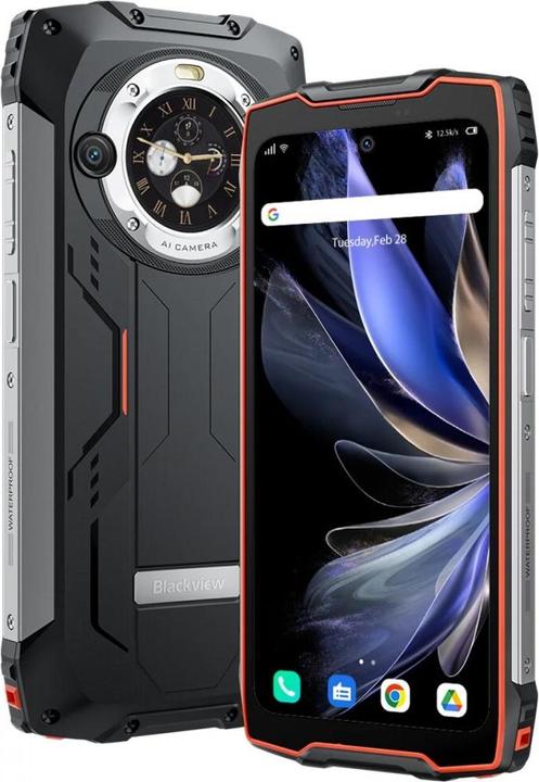 Produktbild Blackview Smartphone BV9300 Pro 15080mAh 12GB/256GB Orange (256 GB, Orange, 6.70")