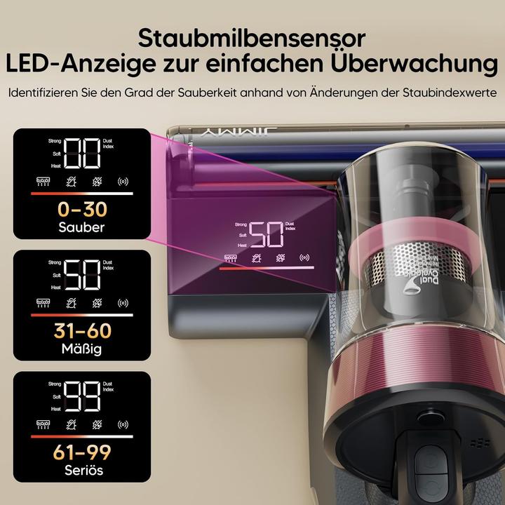 Produktbild Jimmy BX8 Milbensauger mit UV-Licht & Heissluftfunktion