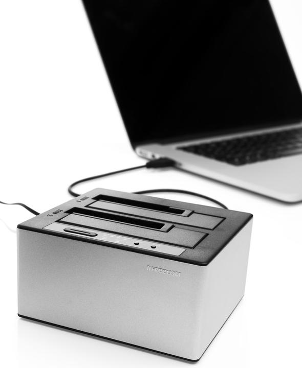 Actual product image Freecom Hard Drive Dock, SATA HDD Duplicator, USB 2.0, eSATA