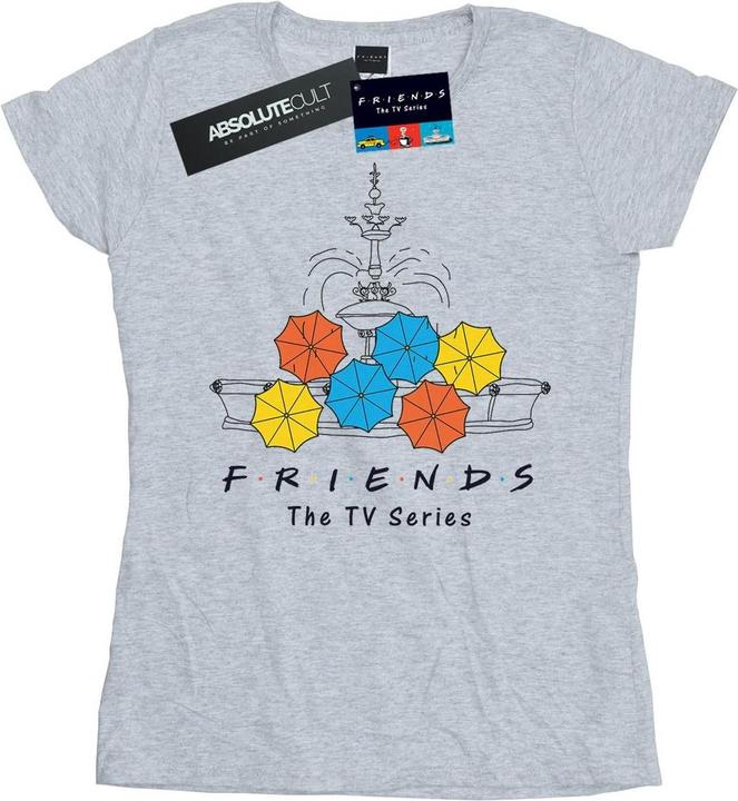 Produktbild Friends Fountain And Umbrellas TShirt (L)