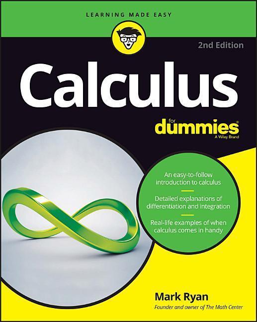 Produktbild Calculus for Dummies, 2nd Edition (Englisch, M Ryan, 2016)