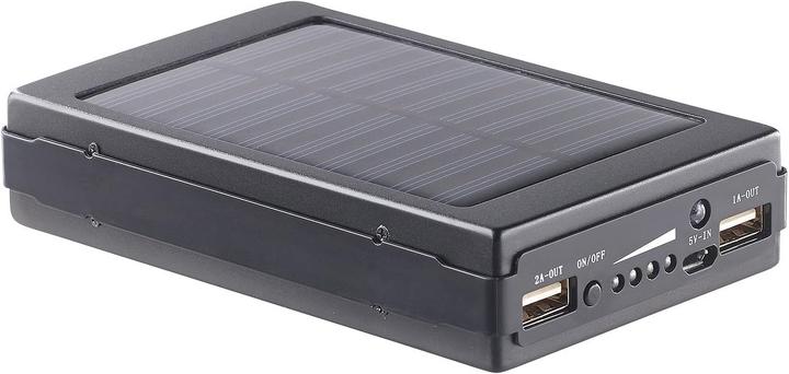Produktbild Revolt 2in1-Solar-Powerbank mit Campingleuchte (11000 mAh, 40.70 Wh)