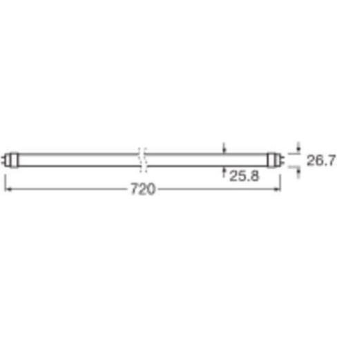 Thumbnail - Ledvance, Leuchtmittel, LED-Tube (T8, 7 W, 850 lm, 1 x, E)