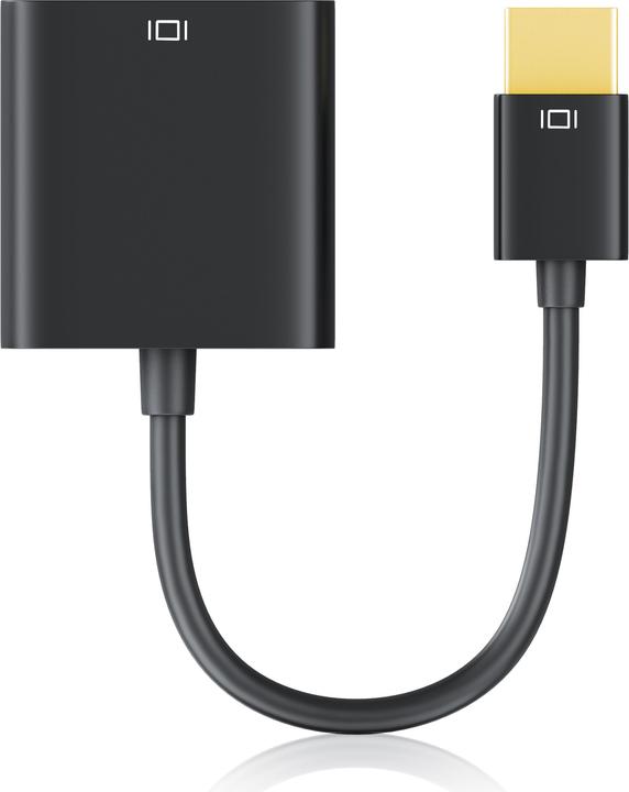 Produktbild CSL HDMI auf VGA, 3,5mm Klinke Audio- & Video-Adapter, 10 cm, Konverterkabel 1080p, digital zu analog (VGA, 20 cm)