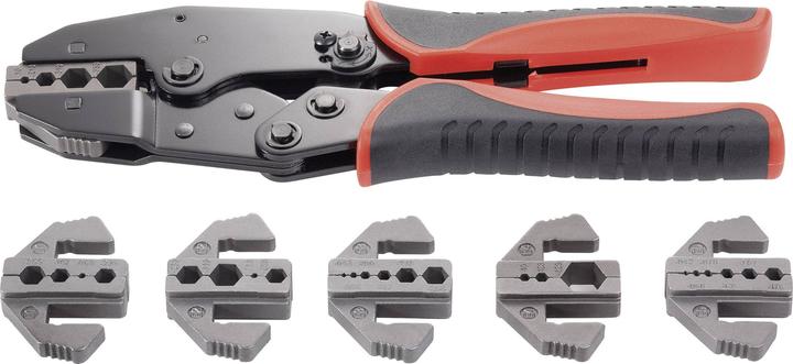 Actual product image Toolcraft Crimping Pliers Set 7pcs (225 mm)