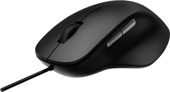 Rapoo N500 Black Ergonomic Wired Optical Mouse (Cable)