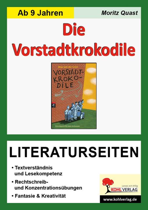 Energie-Label Die Vorstadtkrokodile / Literaturseiten (Deutsch, Moritz Quast, 2005)