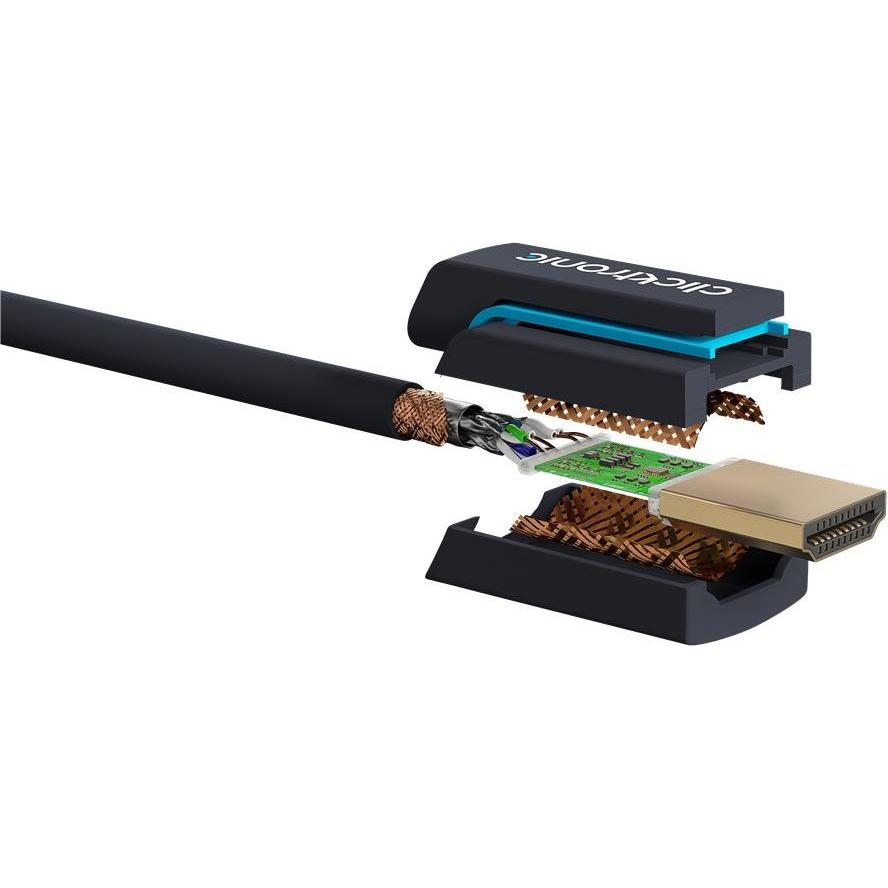 Thumbnail - clicktronic HDMI (Typ A) — HDMI (Typ A) (25 m, HDMI), Video Kabel