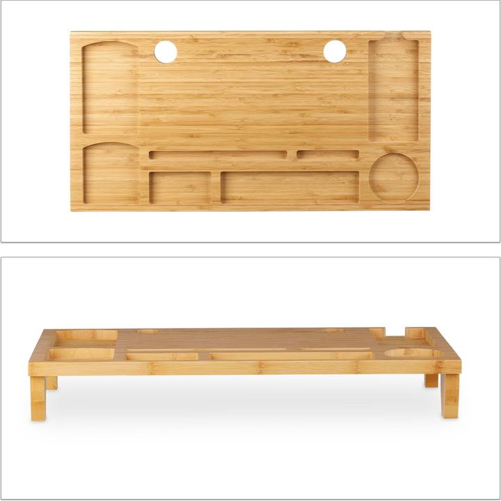 Actual product image Relaxdays Monitor Stand with 8 Compartments