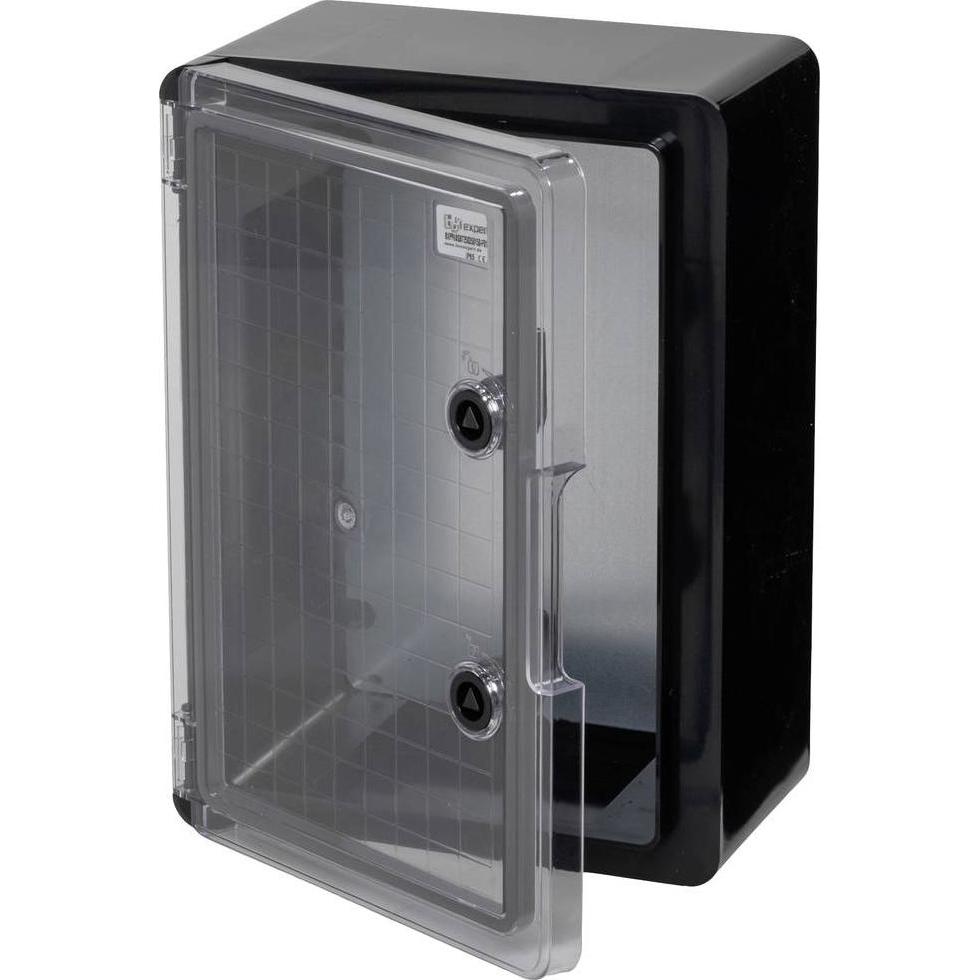 Boxexpert BXPPABSBT250350150-F01 Installations-Gehäuse 150 x 250 x 350 ABS Kunststoff Schwarz 1St. (Gehäuse), Elektronik...