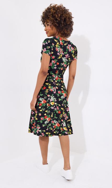 Produktbild Joe Browns Dark Floral Jersey Wrap Dress (44)