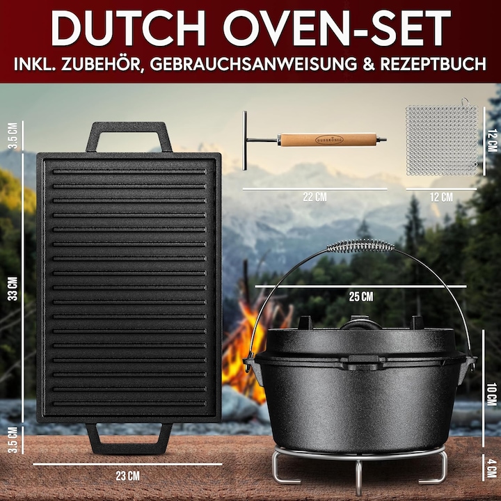 Image du produit Gusskönig Set de fourneau hollandais