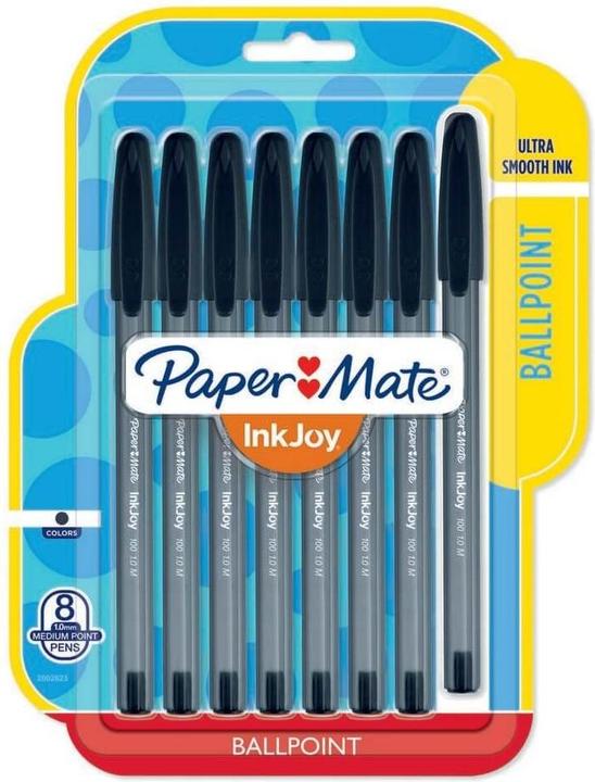 Produktbild Paper Mate Kugelschreiber InkJoy 100 Kappe M (8x)