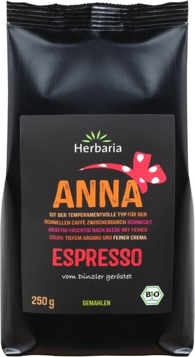 Produktbild Herbaria Espresso Anna gemahlen (250 g)