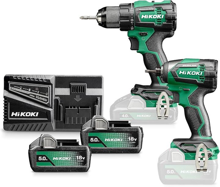 Immagine prodotto Hitachi HIKOKI ZESTAW 18V KC18DAW (DV18DA+WH18DA)