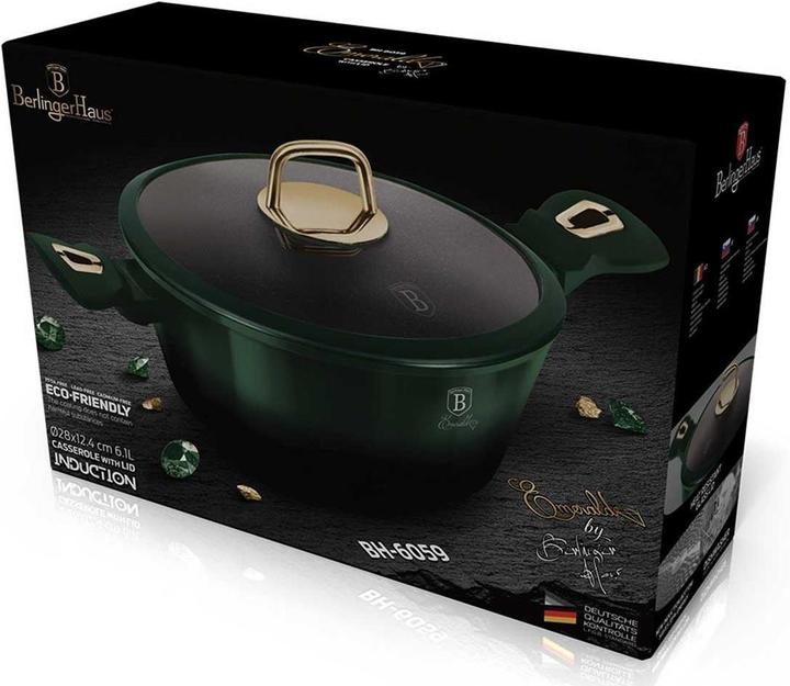Actual product image BerlingerHaus TITANO SHOP BERLINGER HOUSE 28cm BH-6059 EMERALD (Aluminium)
