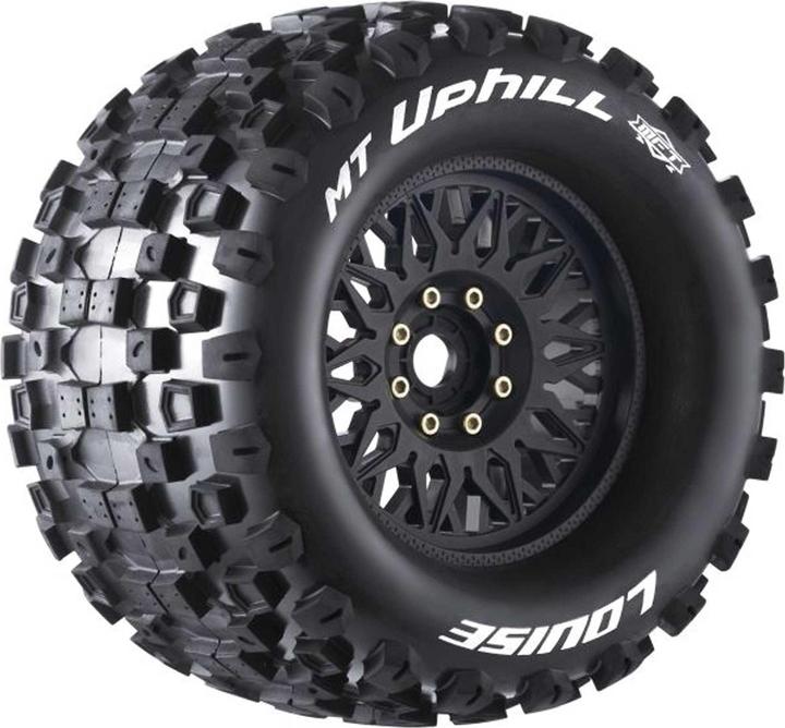 Produktbild Louise MT-UPHILL 1/8 SPORT (2) Uni-Sechskant tauschbar Felge schwarz 0 & 1/2 OFFSET HEX 17MM