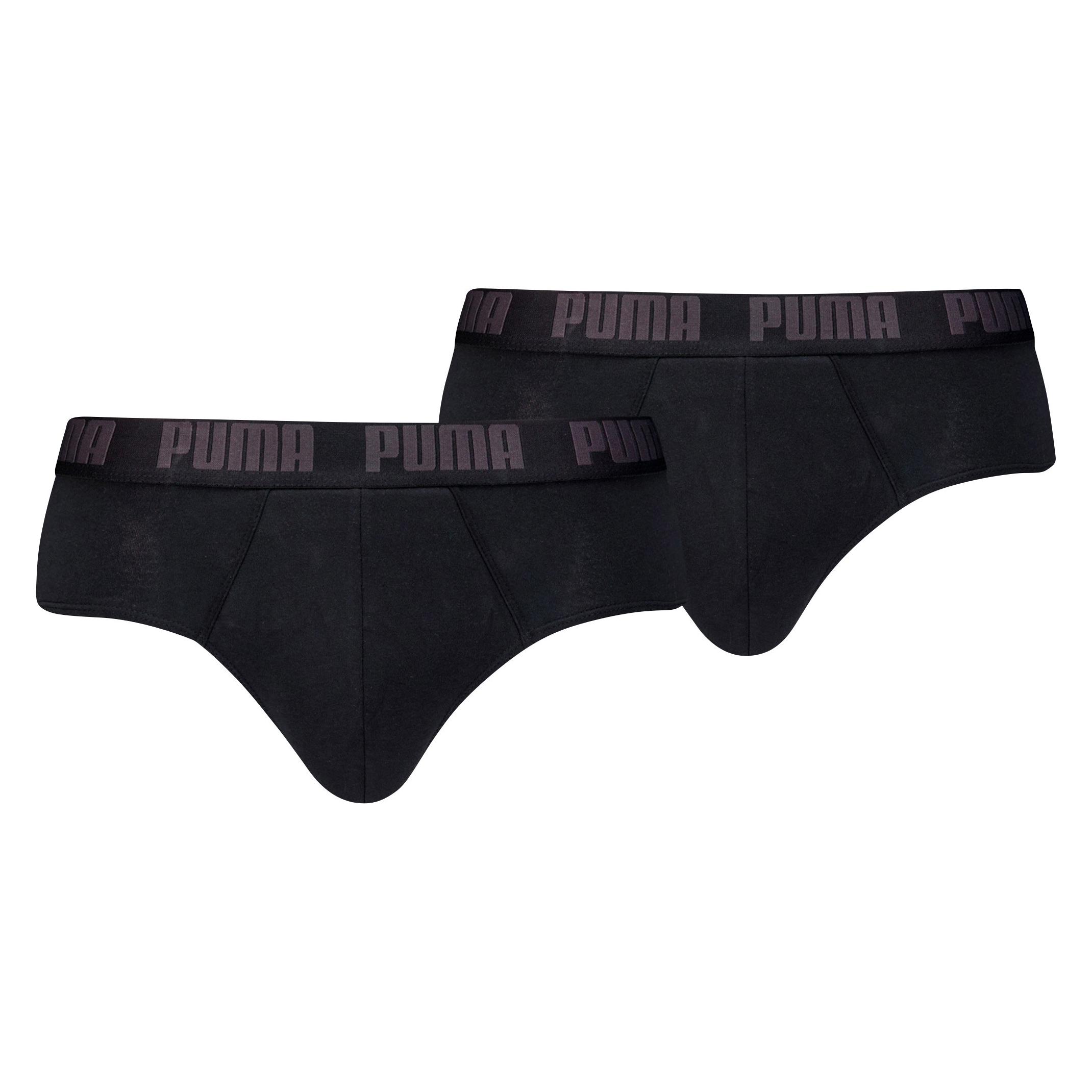 Puma, Mannen, Onderbroek, Basic Brief, Zwart, (Xl, Set Van 2)