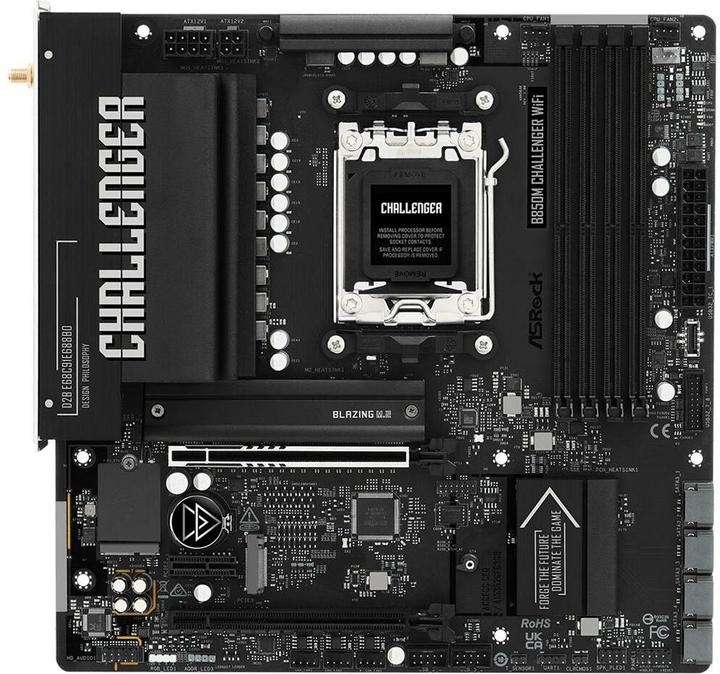 AsRock MB AMD AM5 B850M Challenger WiFi (AM5, AMD B850, mATX)