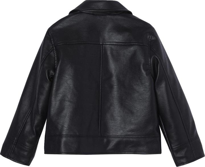 Immagine prodotto Vertbaudet Mädchen Bikerjacke aus Lederimitat mit Recycling-Polyester (116)