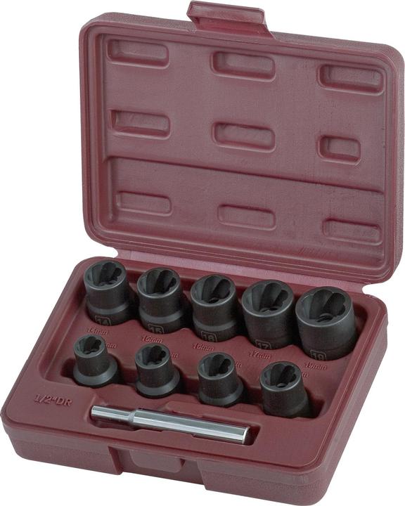 Actual product image Kraftwerk Unscrewing socket set (13 mm, 10 mm, 16 mm, 12 mm, 17 mm, 11 mm, 19 mm, 18 mm, 14 mm, 15 mm)