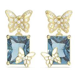 Guess, Ohrringe, Chrysalis gold-plated butterfly earrings JUBE04089JWYGABT/U