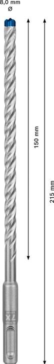 Image du produit Bosch Professional Zubehör Forets marteau EXPERT SDS plus-7X, 8 x 150 x 215 mm, 10 pcs. (8.0 millimètres)
