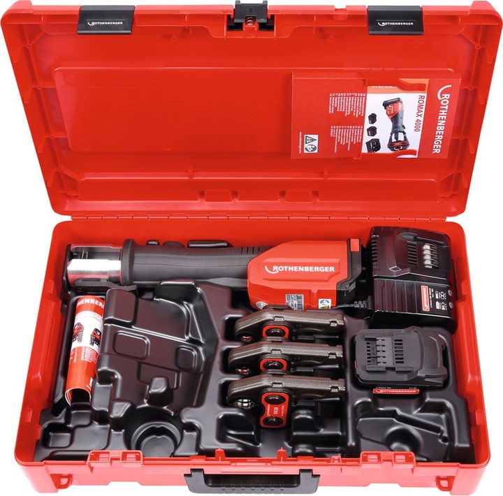Produktbild Rothenberger ROMAX 4000 Pressbacken-Set SV15-22-28 mm, 1x 4 Ah