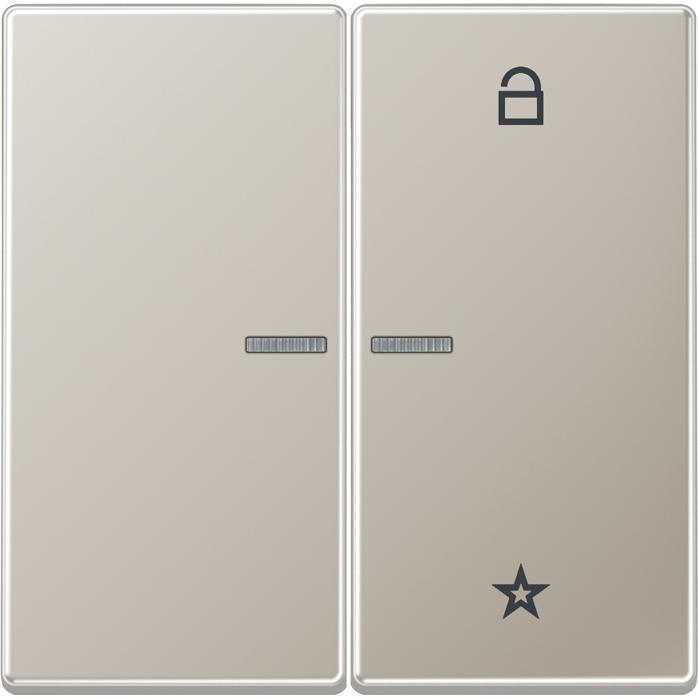 JUNG FMES1701, Taster + Schalter, Silber