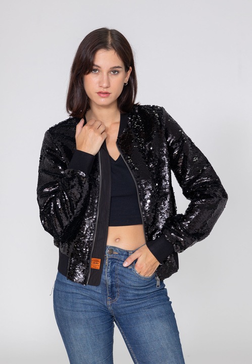 Bombers Original Bomberjacke Glitter W (M)