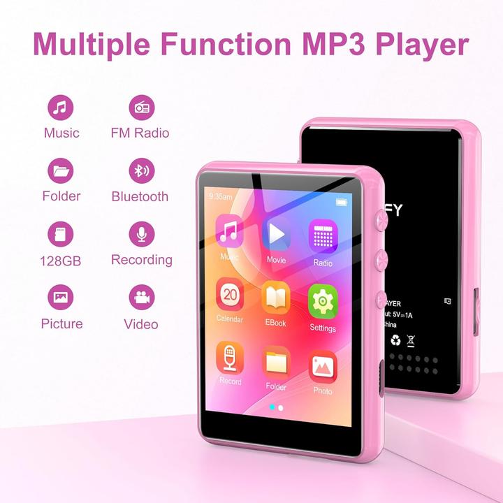 Produktbild Swofy MP3-Player mit Bluetooth 5.3 & HiFi-Klang (128 GB)