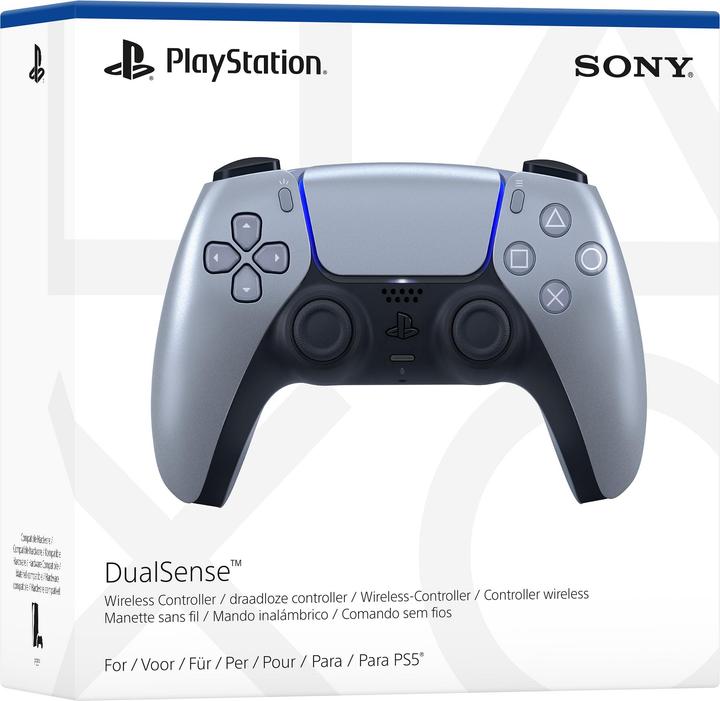 Actual product image Sony DualSense Wireless-Controller - Sterling Silver (PS5)