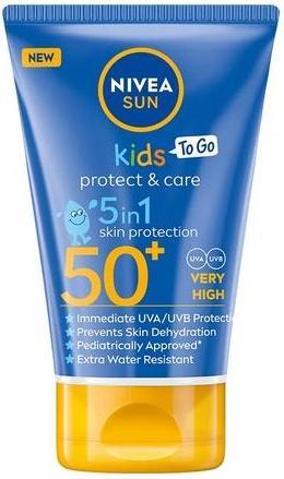 NIVEA Sun Kids Protect & Care 5In1 Skin Protection Spf50+ Sun Protection Lotion For Children 50Ml