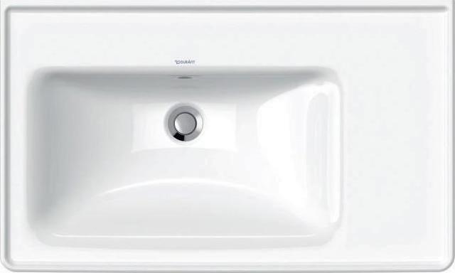 Image du produit Duravit Lavabo pour meuble D-NEO 800x480mm Be li m ÜL m HLB o HL blanc (480 mm, 800 mm)