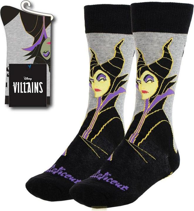 Cerdá Disney Villains Socken Maleficent 36-43 (Einzelpack, 36 - 43)