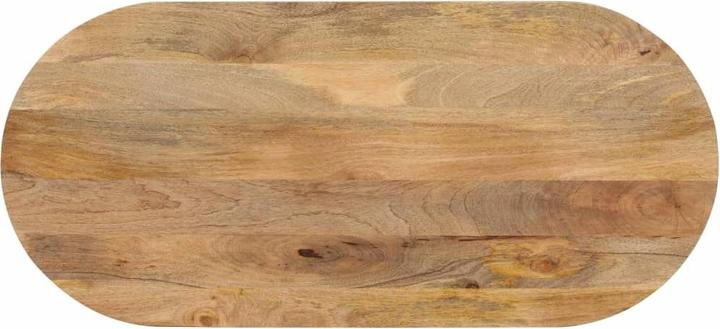 Produktbild VidaXL Tischplatte Holzplatte Massivholzplatte 120x60x2,5cm Oval Mangoholz