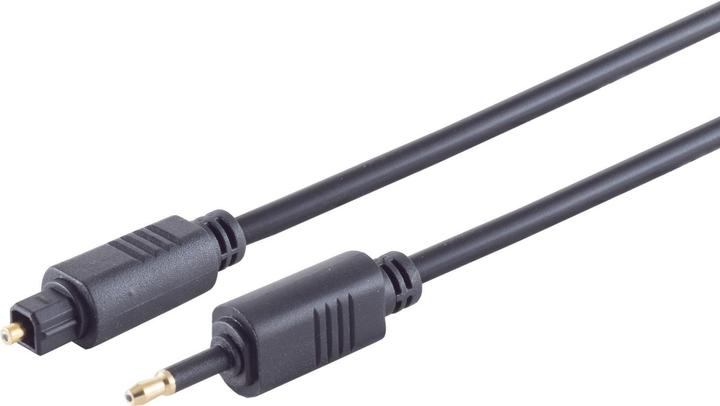 Image du produit Shiverpeaks S/CONN maximum connectivity Câble fibre optique 4,0mm, Toslink mâle vers Opti mâle 3,5mm, 0 (0.50 m, TOSLINK)
