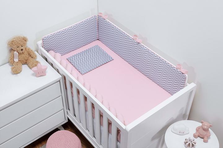 Produktbild Minuby Nestchen Set " Chevron Rosa" 5 tlg.