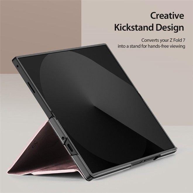 Image du produit Dux Ducis Samsung Galaxy Z Fold 7 - Ducis Bril Series mit Stifthalter, pink (Samsung Galaxy Z Fold7)
