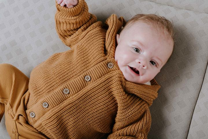 Immagine prodotto Baby's only Giacca con cappuccio Babys Only con fodera in orsetto Soul, Caramello (56)