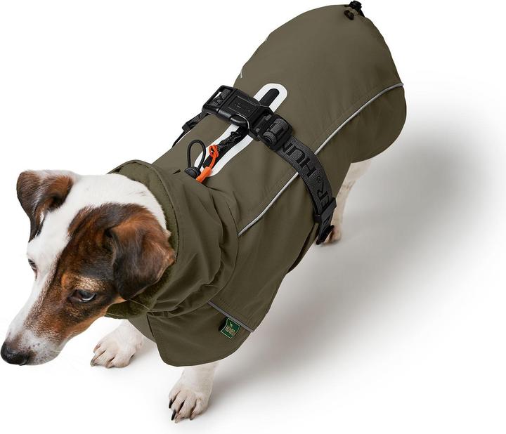 Image du produit Hunter Dogcoat Nordby 25, olive - (203431) (25, Peignoir pour chien)