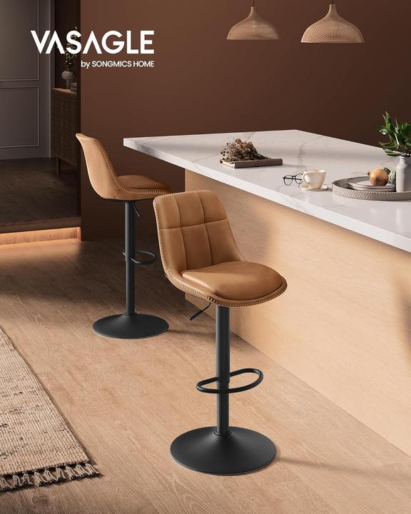 Produktbild Vasagle Barhocker 2er Set 48 x 90 cm/112 cm